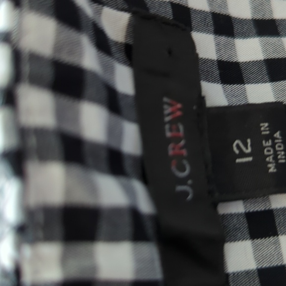 J. Crew Smocked TIe-Front Dress in Gingham - Picture 14 of 16